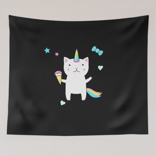Item preview, unikitty - cat - icecream designed and sold by Nouni-abdo.