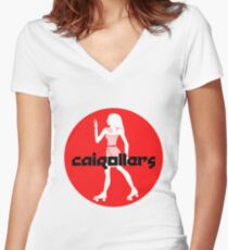 Cairollers Derby T-shirt; Isis Cherry Women's Fitted V-Neck T-Shirt