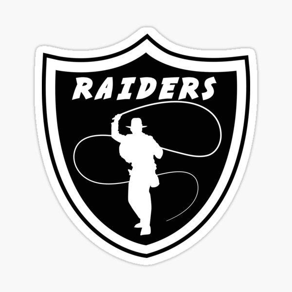 Indiana Jones Las Vegas Raiders Sticker