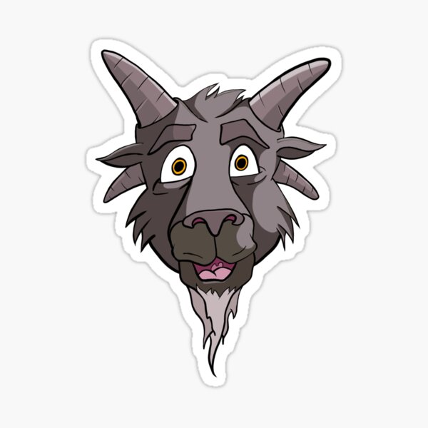 Cursed Goat Sticker