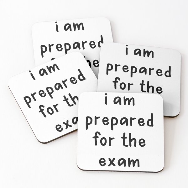 Item preview, I Am Prepared For The Exam, White Lie Party designed and sold by ravenmandyshop.