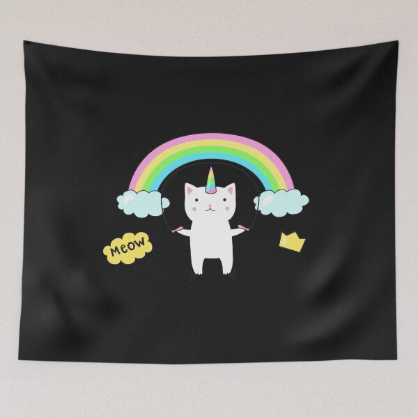 Item preview, unikitty - cat - rainbow - meow designed and sold by Nouni-abdo.