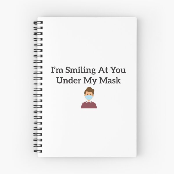 Item preview, I’m Smiling At You Under My Mask designed and sold by Marstore.