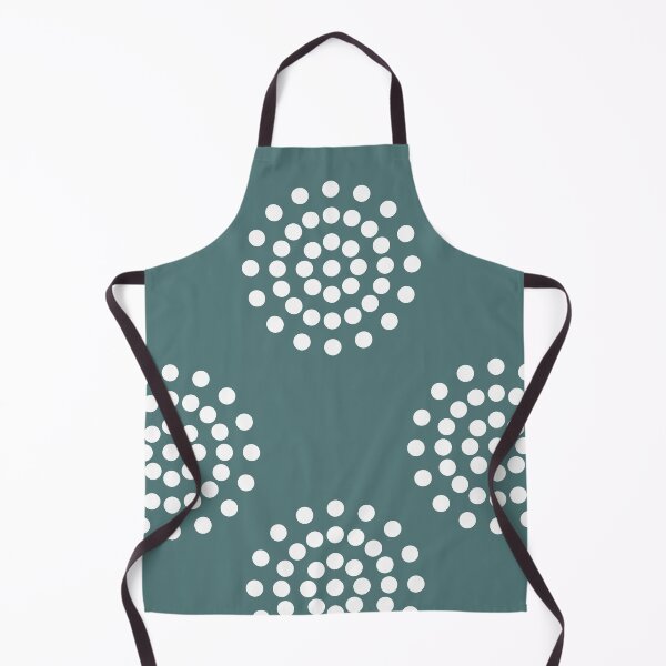 Item preview, Pattern with white dots on seagreen background designed and sold by marina63.