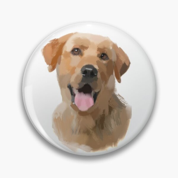 Item preview, Golden Yellow Labrador Retriever digital painting designed and sold by ZombieFiend.