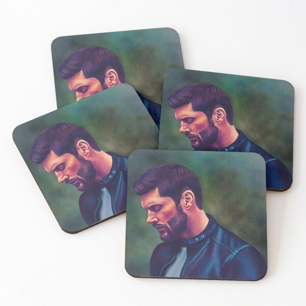 Item preview, Jensen Ackles/Dean Winchester Supernatural Moody painting designed and sold by Dani Salerno.