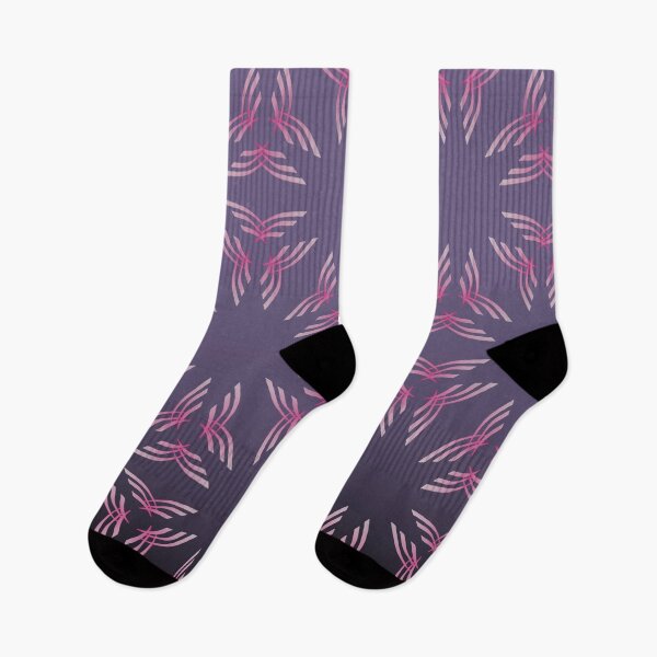 Item preview, Beautiful italic floral pattern on a cool gradient violet background  designed and sold by PetaJaneHome.