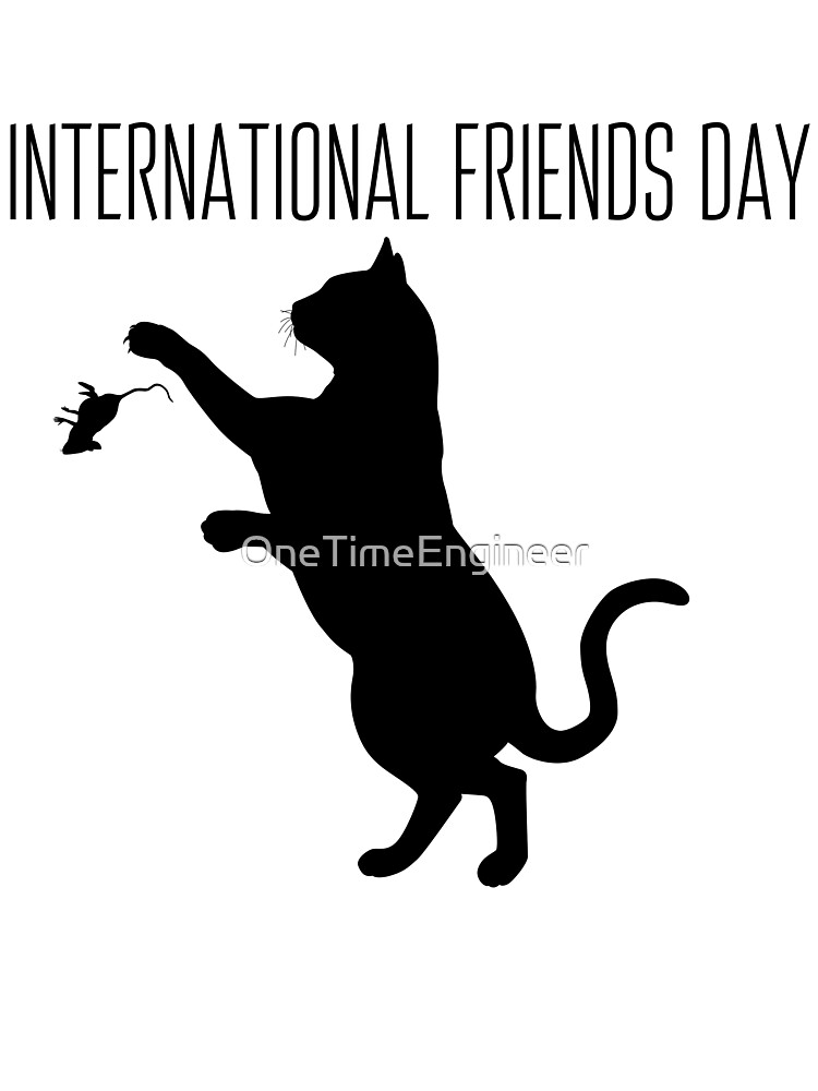 Internatinal Friendship Day Cat And Mouse Meme Kids T Shirt By Onetimeengineer Redbubble