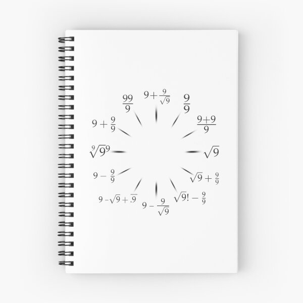 Item preview, Nerdy Math Clock with all Nines designed and sold by Pablo Carlos Budassi.