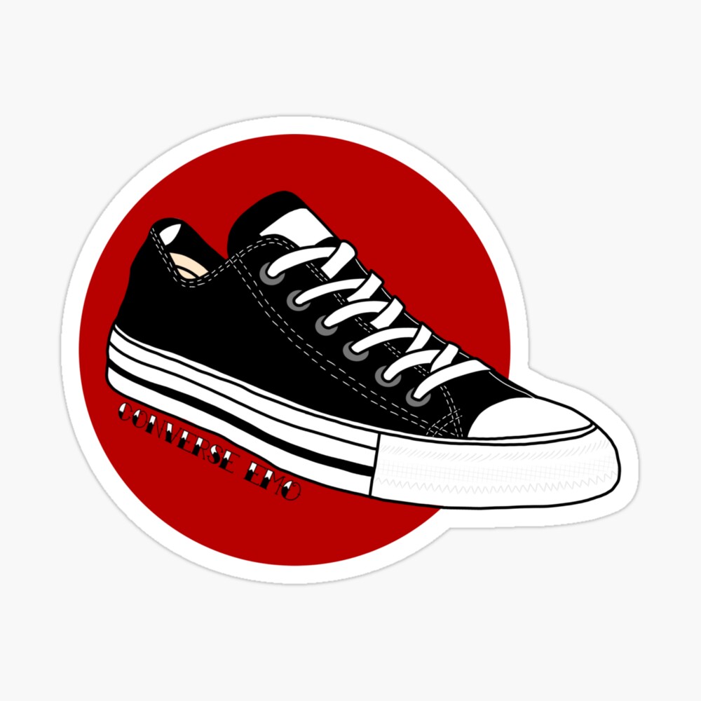 Converse Emo Mask By Maryyvonne Redbubble