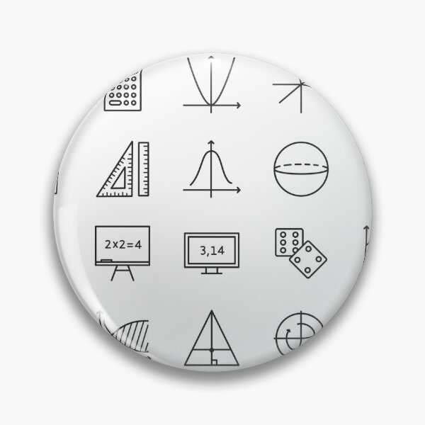 Item preview, Mathematics Line Icon Set designed and sold by csariana.