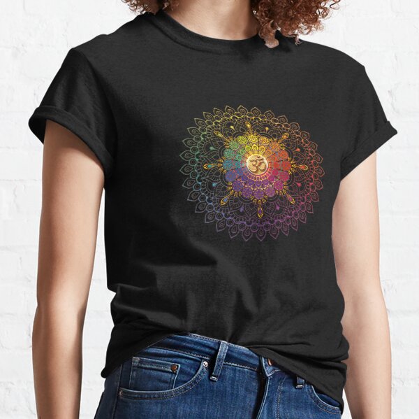 OM Rainbow Mandala Classic T-Shirt
