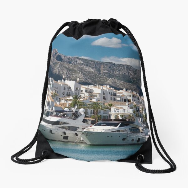 Mega Yacht Drawstring Bag