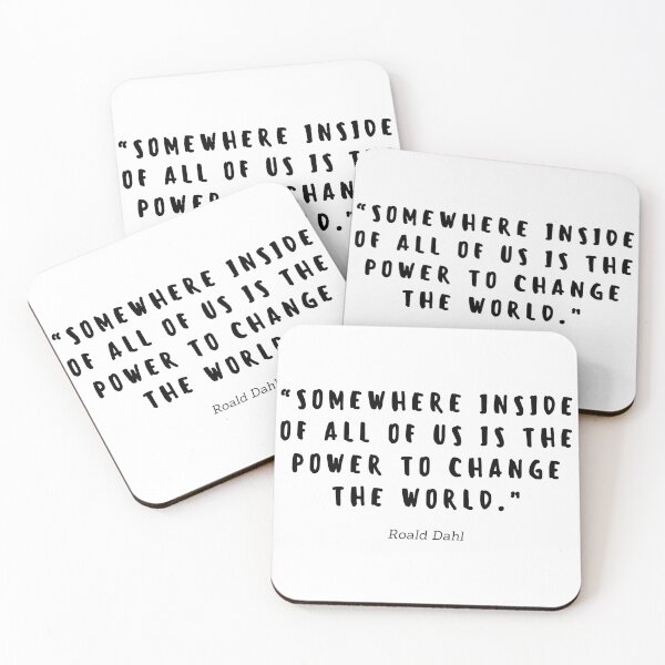 Item preview, Somewhere inside of all of us is the power to change the world by Roald Dahl designed and sold by gloriasd14.