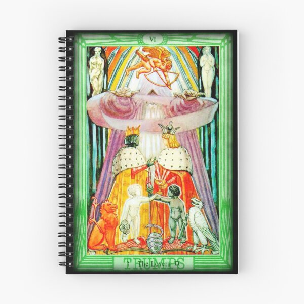 Item preview, Thoth Tarot - VI - The Lovers. designed and sold by OriginalDP.