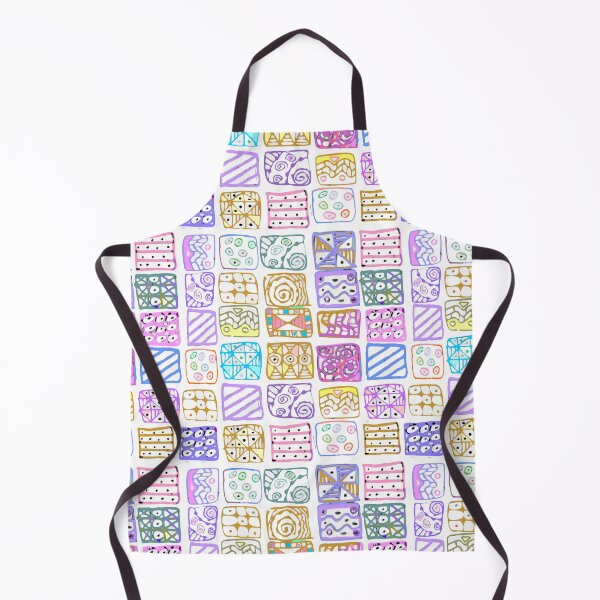 Item preview, Abstract pattern of geometric shapes freehand drawing designed and sold by Nata-V.