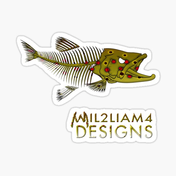 Artikel-Vorschau von Knochen von Bachforellen, designt und verkauft von Wil2liam4 Designs.