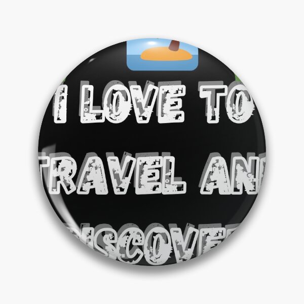 Item preview, Título: me encanta traval, me encanta viajar y descubrir nuevos lugares designed and sold by mr.bardook.