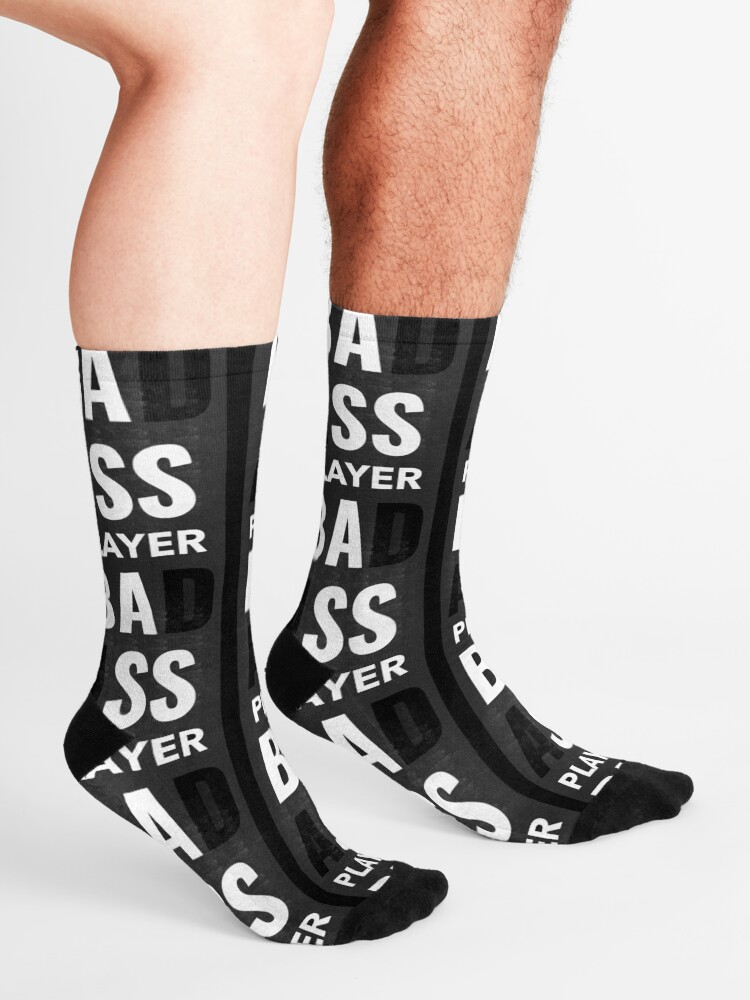 Alternate view of Badass Bass Player - Bassist Socks