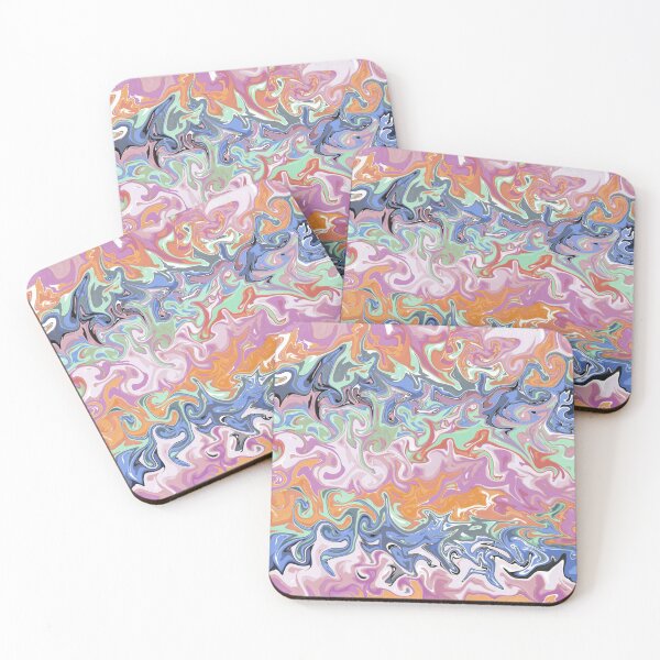Item preview, Liquid Graffiti Marbled Pattern designed and sold by Wisps & Whiskers Designs.