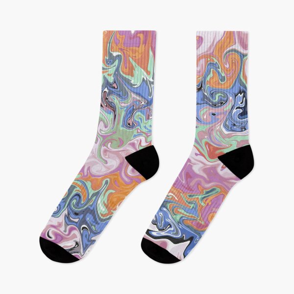 Item preview, Liquid Graffiti Marbled Pattern designed and sold by Wisps & Whiskers Designs.