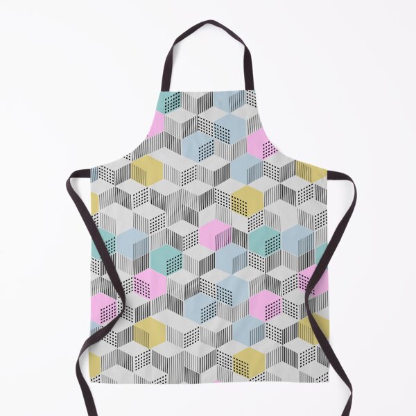 Item preview, Stylish geometric ornament from cubic from lines and color filling designed and sold by Nata-V.