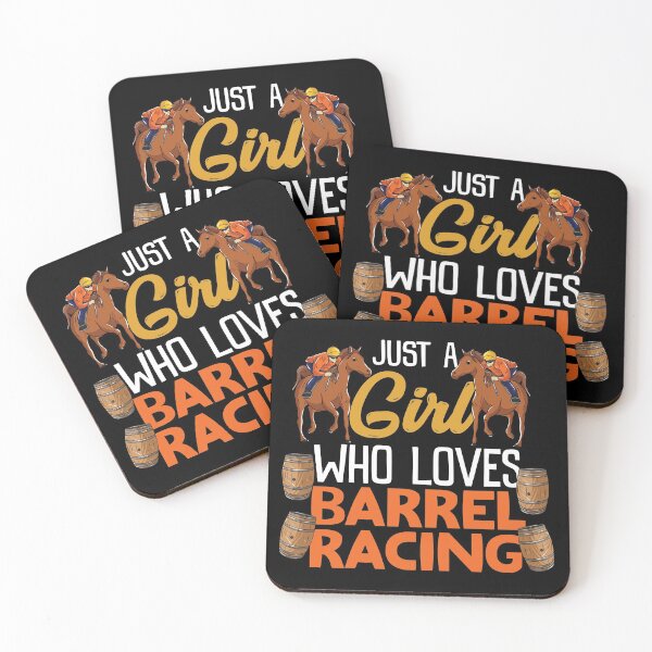 Item preview, Just A Girl Who Loves Barrel Racing | Rodeo and Horse Lover designed and sold by Dancing Dolphin Crafts.