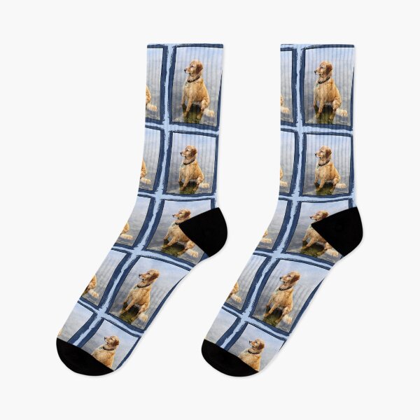 Item preview, Golden Retriever ~ At the Lake designed and sold by SummerJade.
