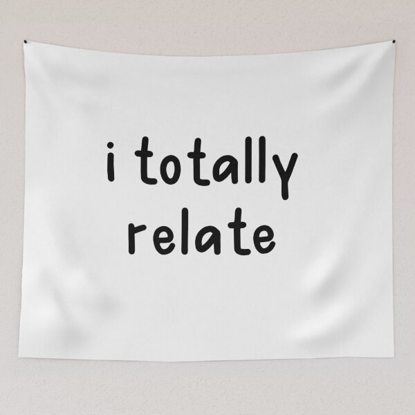 Item preview, I Totally Relate, White Lie Party designed and sold by ravenmandyshop.