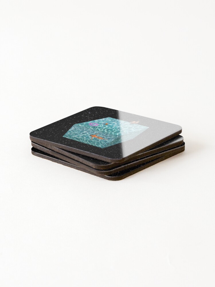 Thumbnail 4 of 5, Coasters (Set of 4), Infinity Pool designed and sold by creativeboop.