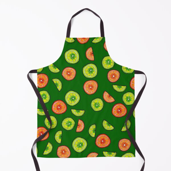 Item preview, Oranges and Limes on Dark Green designed and sold by Harriet Linton.