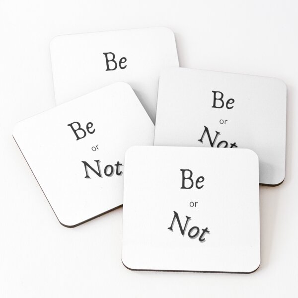 Item preview, An inspirational phrase – Be or not. designed and sold by Colorise.