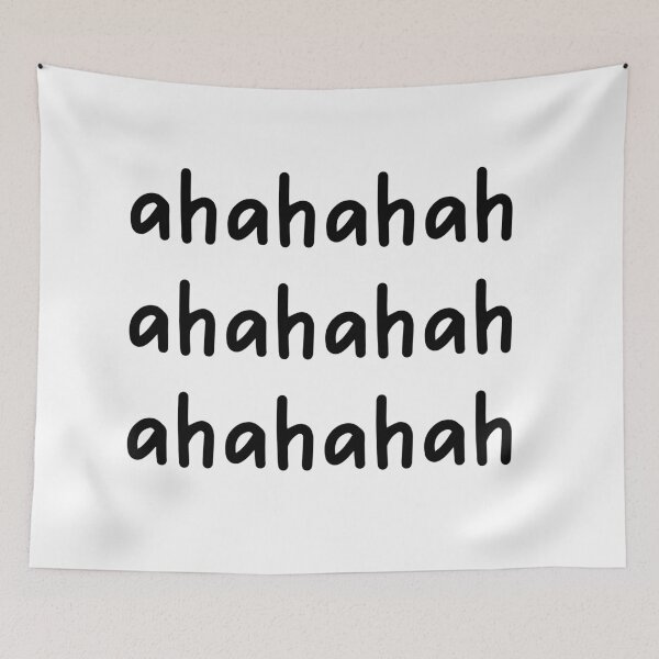 Item preview, Funny Laugh Ahahah, White Lie Party designed and sold by ravenmandyshop.