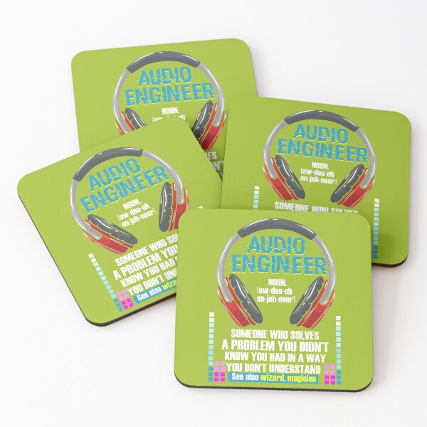 Item preview, Audio Engineer Definition | Sound Guy Audiophile  designed and sold by Dancing Dolphin Crafts.