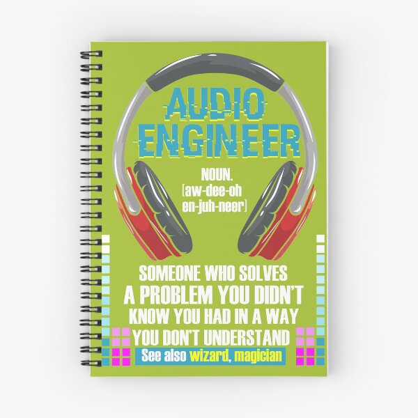 Artikelvorschau, Audio Engineer Definition | Sound Guy Audiophile entworfen und verkauft von Dancing Dolphin Crafts.