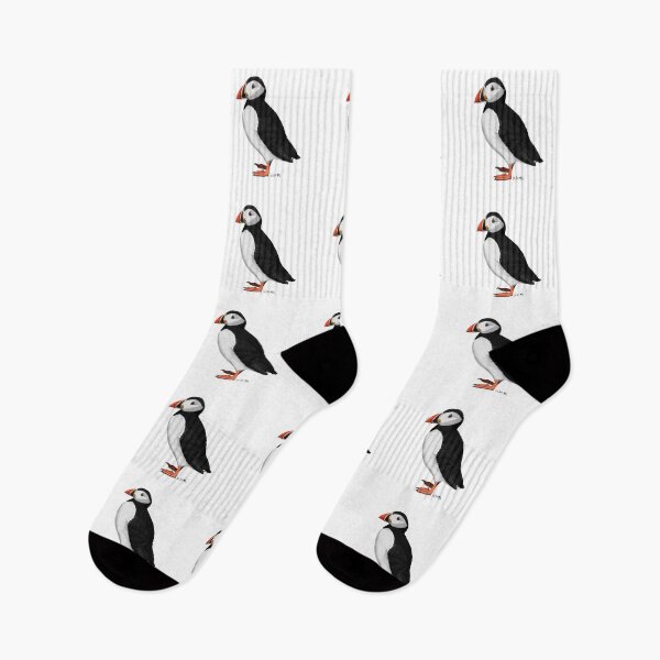 Item preview, Puffin bird drawing Nature Animal gift women girls men designed and sold by jz-birds.