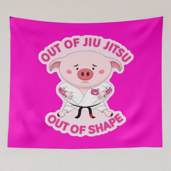Item preview, Out of  Jiu Jitsu, Out of shape Piggy designed and sold by undersideland.