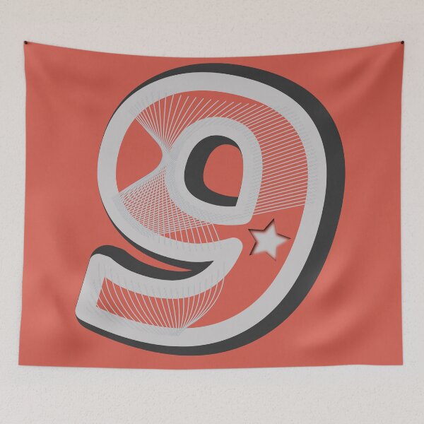 Item preview, Cool Vintage Number Nine designed and sold by HGEEK.