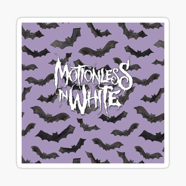 "motionless in white bats" Sticker for Sale by spookyarts Redbubble