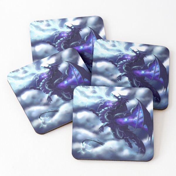 Item preview, Lightning Dragon with Galaxy Wings designed and sold by Gillzybean.