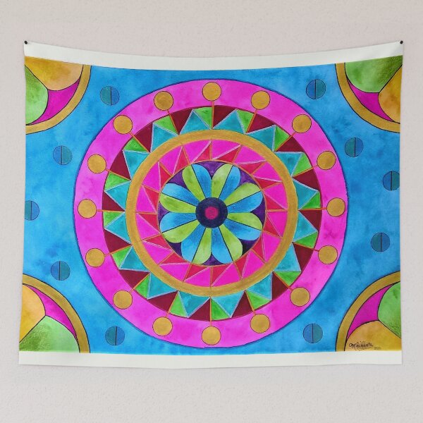 Item preview, Wayuu tapestry designed and sold by Miladrawcolors.