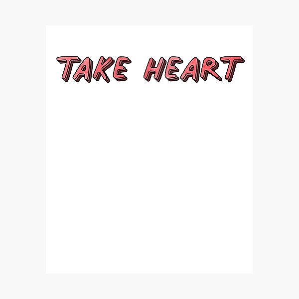 Item preview, Take Heart Red Watercolor designed and sold by sharedipmemes.