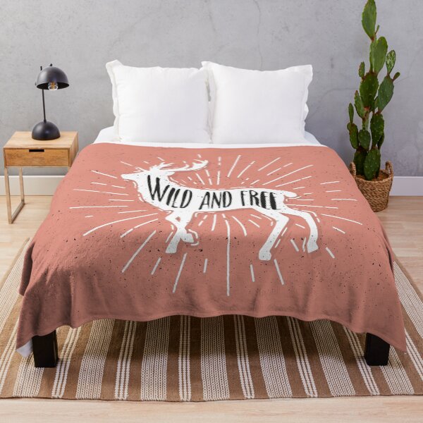 Item preview, Wild And Free Deer Silhouette Adventure Quote designed and sold by ThisIsMugLife.