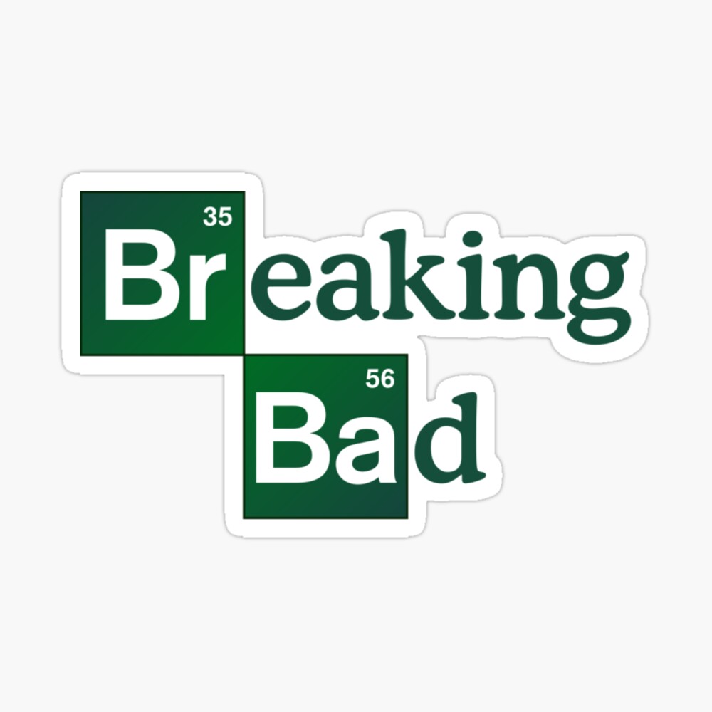 Black Walter White Face With Breaking Bad Logo | Citypng