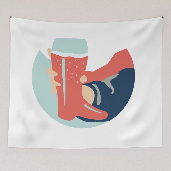 Item preview, Beer Boot walter mitty designed and sold by rachsparks.