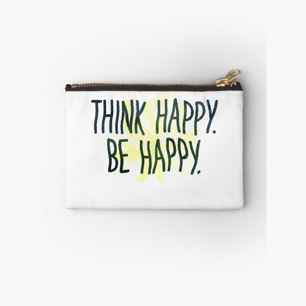 Item preview, Think Happy Be Happy Flower Watercolor designed and sold by sharedipmemes.
