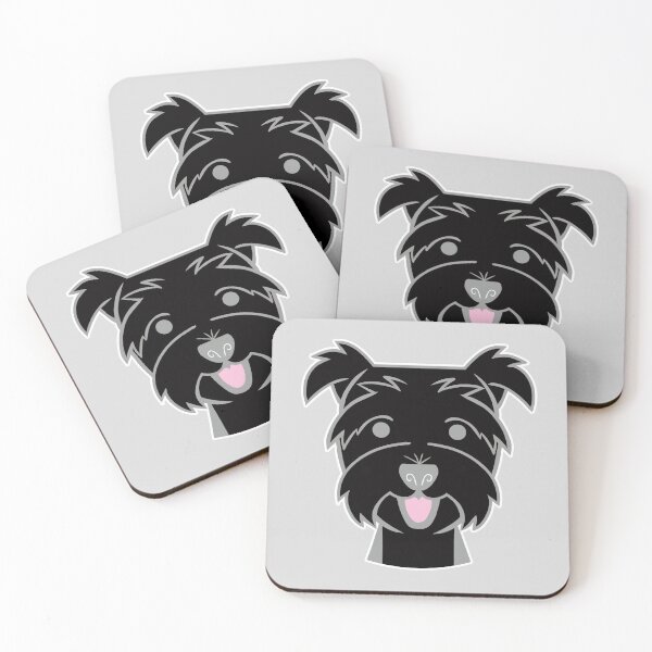 Artikelvorschau, Schwarzer Yorkie Hund - Yorkshire Terrier - Yorkie Geschenk - Yorkie Mutter - Yorkie Silhouette entworfen und verkauft von smooshfaceutd.