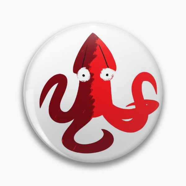 Item preview, sketchy squid sticker designed and sold by RedSquidProd.