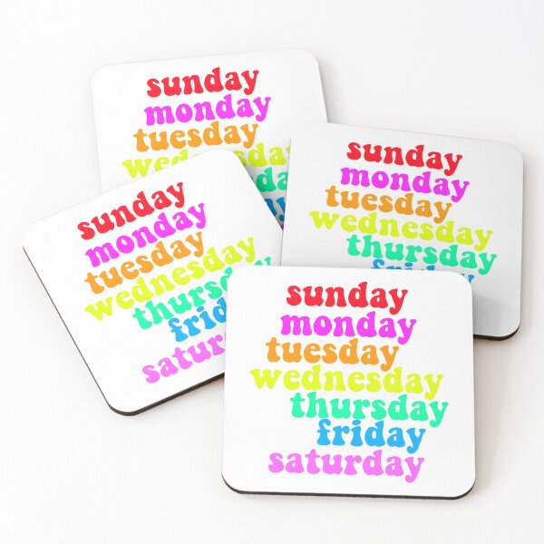 Item preview, days of the week groovy designed and sold by taylor-lang.