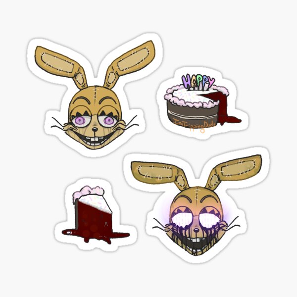 Glitchtrap (FNAF) sticker | Sticker